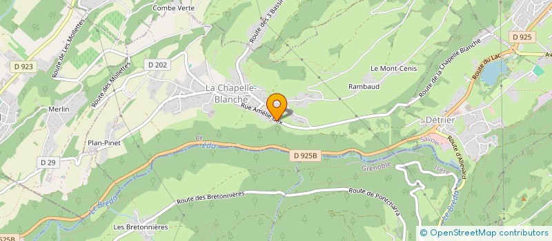 localisation de l'entreprise 888 004 421   LA CHAPELLE-BLANCHE