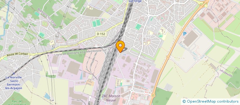 localisation de l'entreprise 888 005 493   CHAMPS-SUR-MARNE