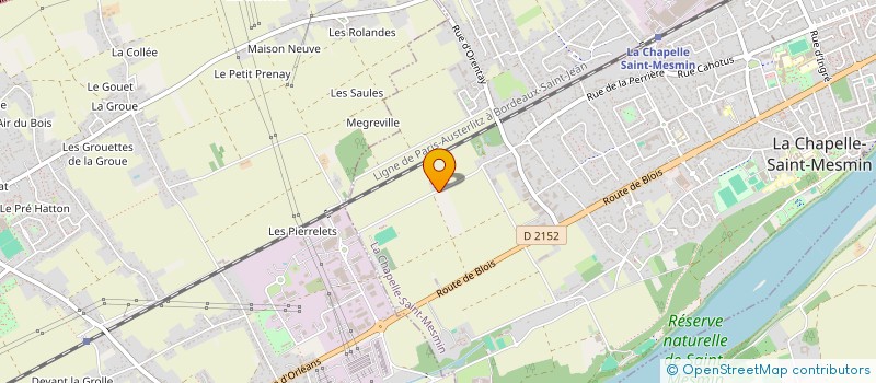 localisation de l'entreprise 888 009 800   LA CHAPELLE-SAINT-MESMIN