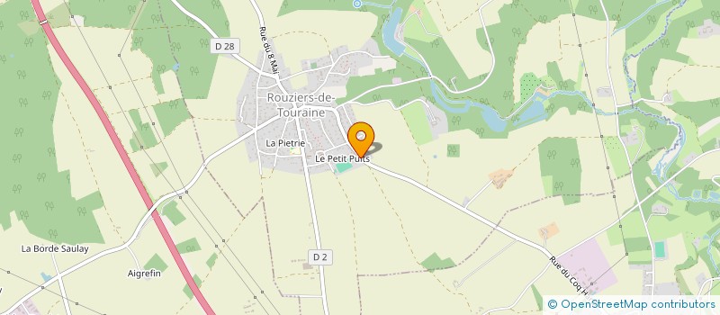 localisation de l'entreprise 888 014 099   ROUZIERS-DE-TOURAINE