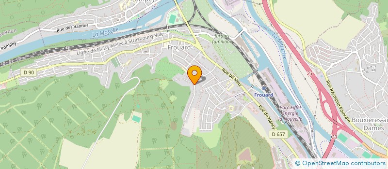 localisation de l'entreprise 888 030 756   FROUARD