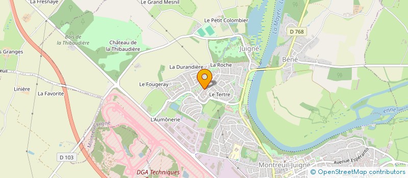 localisation de l'entreprise 888 042 538  à MAUGES-SUR-LOIRE