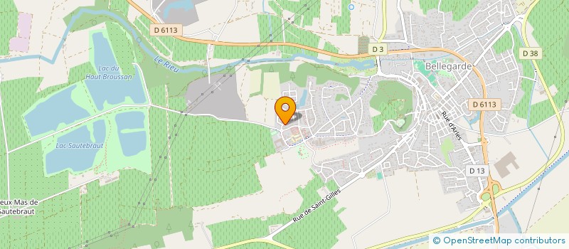 localisation de l'entreprise 888 056 835   BELLEGARDE