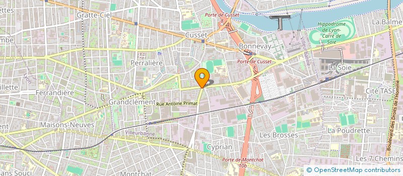 localisation de l'entreprise 888 064 466   LYON