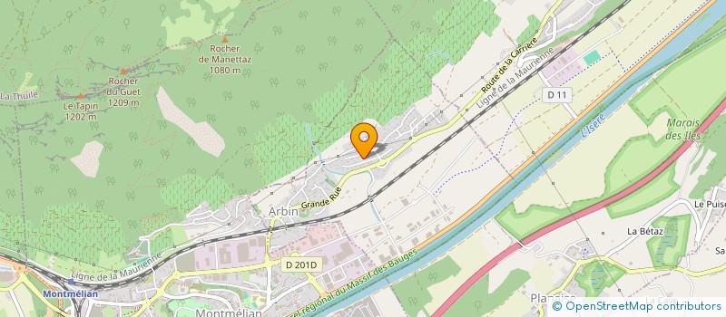 localisation de l'entreprise 888 065 059   ARBIN