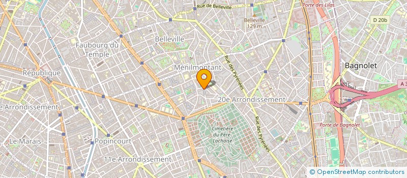 localisation de l'entreprise 888 070 976   PARIS