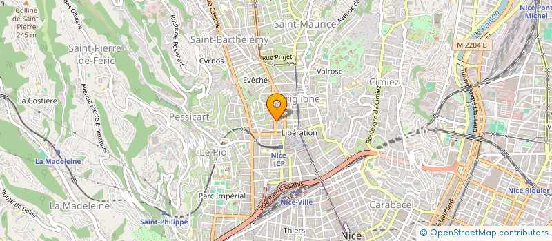 localisation de l'entreprise 888 100 534 à NICE