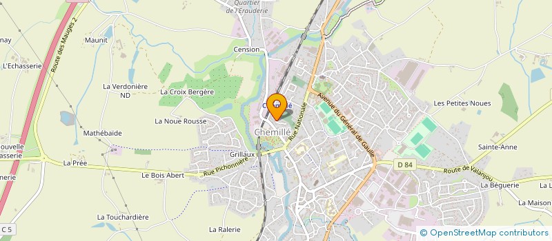 localisation de l'entreprise 888 116 746   SAINT-MESMIN