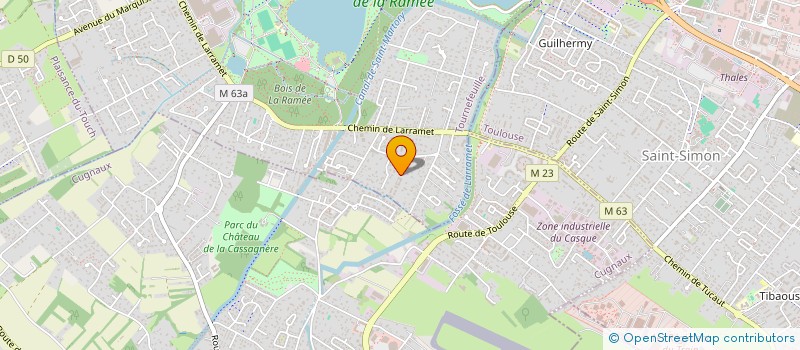localisation de l'entreprise 888 120 839 à TOURNEFEUILLE