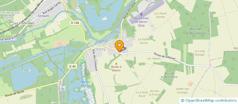 localisation de l'entreprise 888 123 049   MORET-LOING-ET-ORVANNE