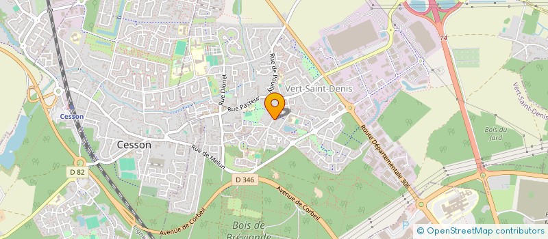 localisation de l'entreprise 888 125 853   VERT-SAINT-DENIS