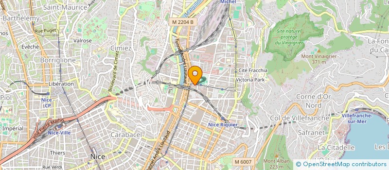 localisation de l'entreprise 888 136 587 à NICE