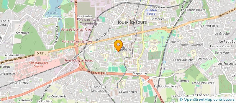 localisation de l'entreprise 888 138 559   JOUE-LES-TOURS