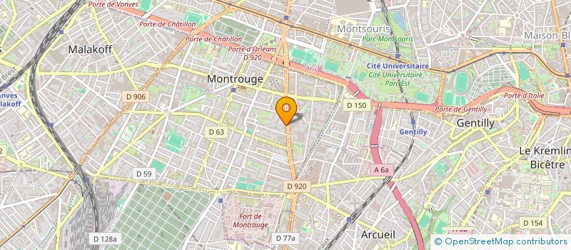 localisation de l'entreprise 888 143 153   PARIS