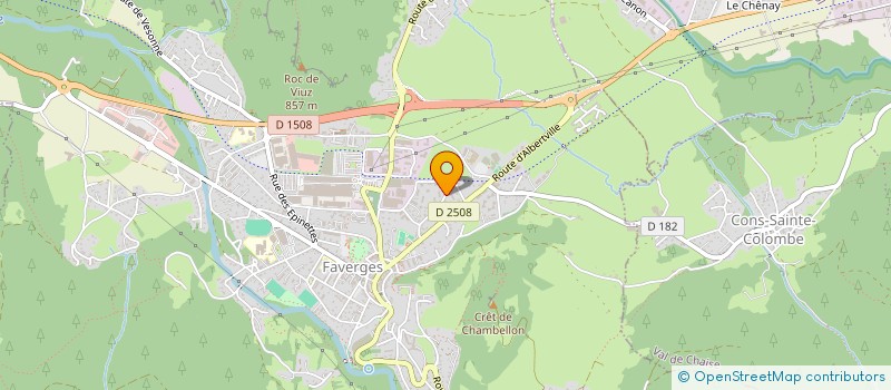 localisation de l'entreprise 888 146 800   VAL DE CHAISE