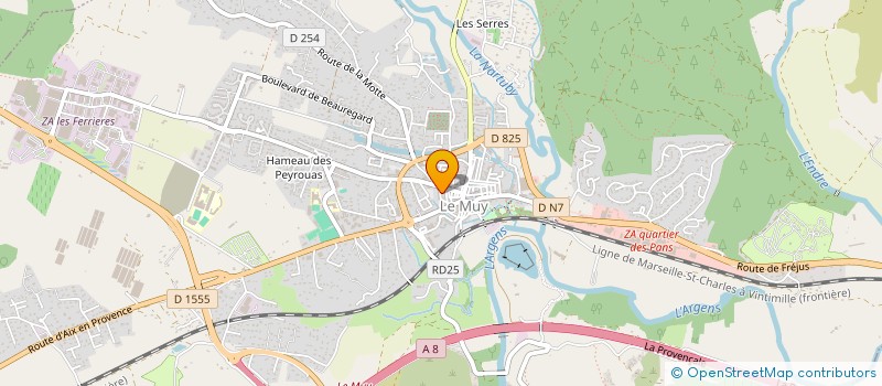 localisation de l'entreprise 888 147 568   LE MUY