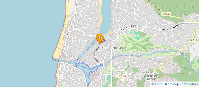 localisation de l'entreprise 888 157 443 à SOUSTONS
