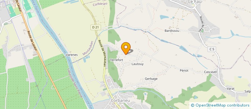 localisation de l'entreprise 888 157 914   NEGREPELISSE