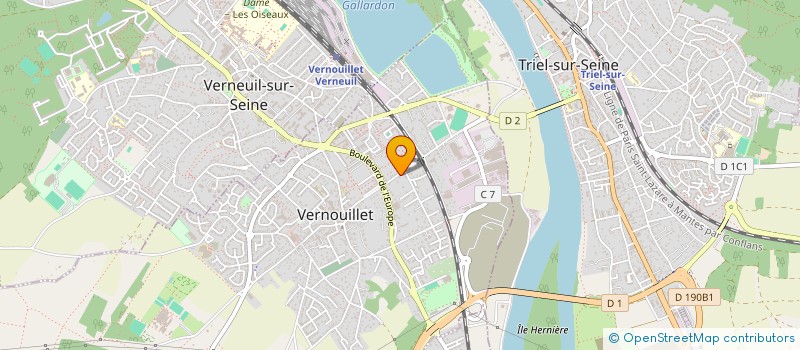 localisation de l'entreprise 888 160 660 à VERNOUILLET