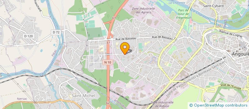 localisation de l'entreprise 888 181 468 à ANGOULEME