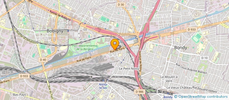 localisation de l'entreprise 888 191 731 à NOISY-LE-SEC