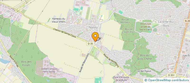 localisation de l'entreprise 888 195 807 à NOZAY