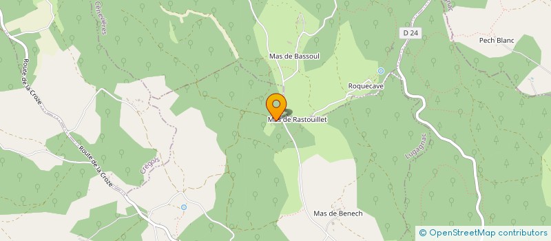 localisation de l'entreprise 888 223 260   LUGAGNAC