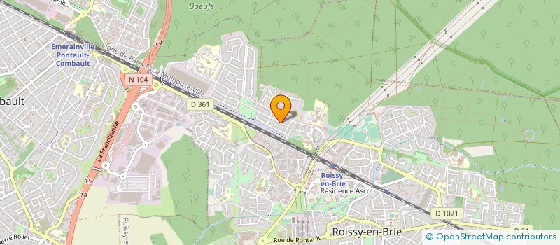 localisation de l'entreprise 888 225 836   ROISSY EN BRIE