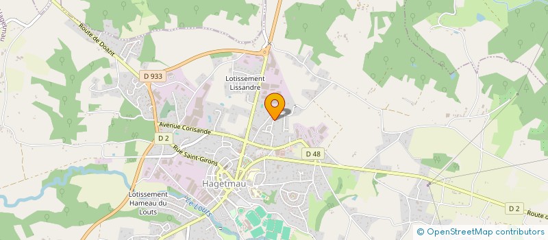 localisation de l'entreprise 888 229 747   HAGETMAU