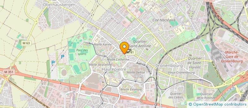 localisation de l'entreprise 888 245 172   STRASBOURG