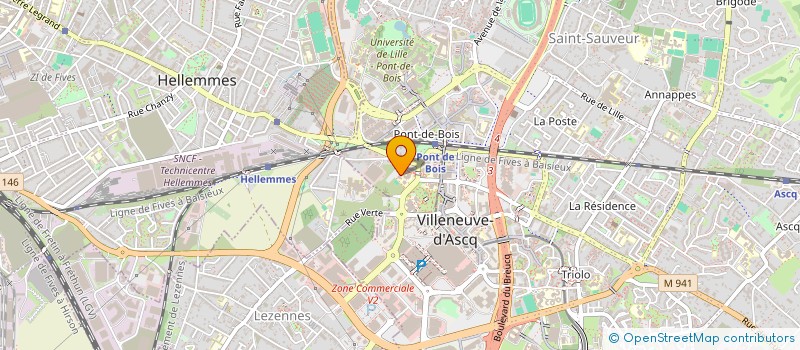 localisation de l'entreprise 888 252 434   VILLENEUVE-D'ASCQ