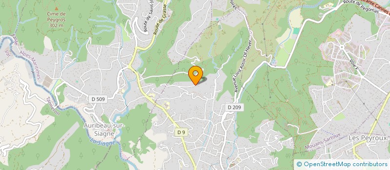 localisation de l'entreprise 888 258 878   PEGOMAS