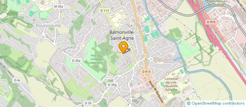 localisation de l'entreprise 888 268 463 à RAMONVILLE-SAINT-AGNE