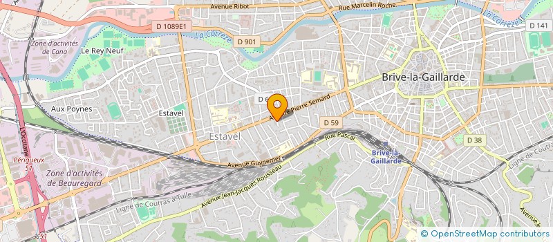 localisation de l'entreprise 888 270 600 à BRIVE-LA-GAILLARDE