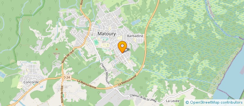 localisation de l'entreprise 888 270 972   MATOURY