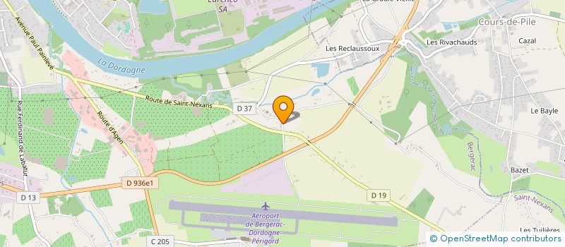 localisation de l'entreprise 888 273 646 à BERGERAC