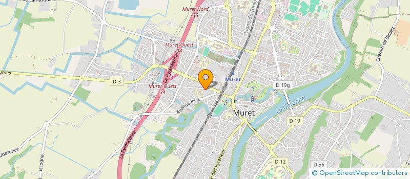 localisation de l'entreprise 888 311 487   MURET