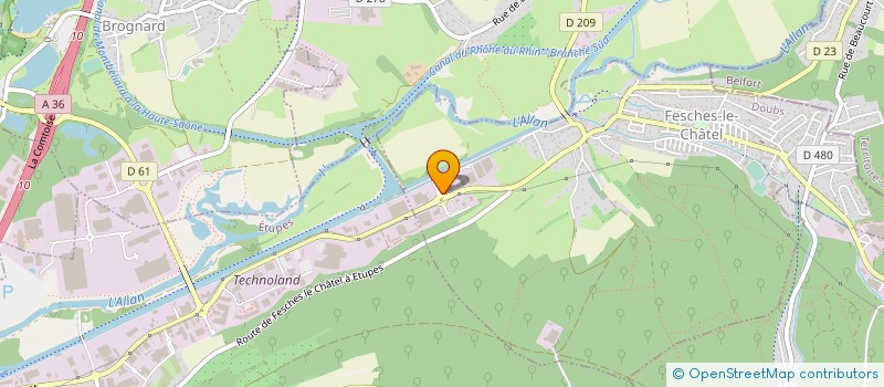 localisation de l'entreprise 888 312 659   DAMBENOIS