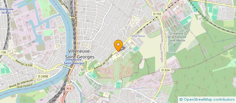 localisation de l'entreprise 888 316 700 à NEUILLY-SUR-MARNE