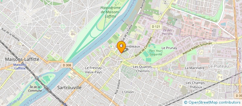 localisation de l'entreprise 888 317 070   SARTROUVILLE