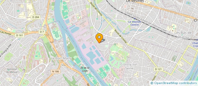 localisation de l'entreprise 888 323 789   LE VESINET