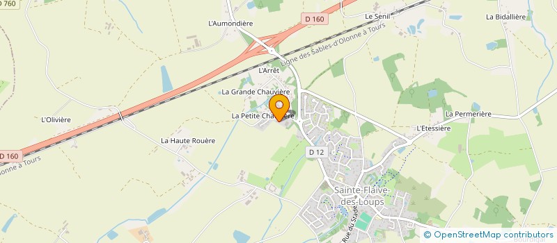 localisation de l'entreprise 888 337 680 à LA ROCHE-SUR-YON