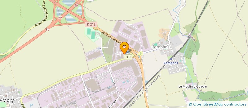 localisation de l'entreprise 888 342 128 à COMPANS