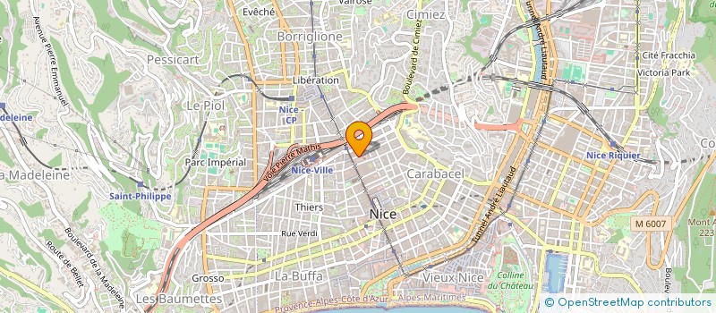 localisation de l'entreprise 888 343 704 à NICE