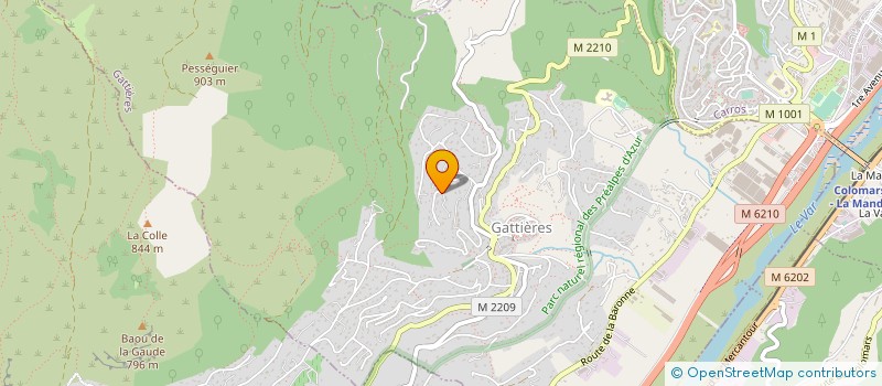 localisation de l'entreprise 888 344 322   GATTIERES