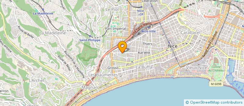 localisation de l'entreprise 888 349 040   NICE