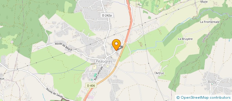 localisation de l'entreprise 888 352 127   PEAUGRES