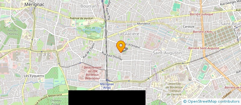 localisation de l'entreprise 888 364 601   MERIGNAC