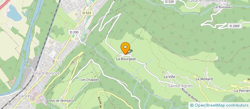 localisation de l'entreprise 888 391 398   LES ADRETS