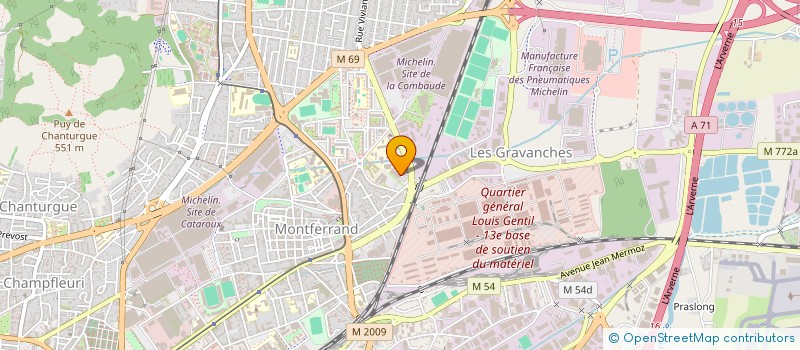 localisation de l'entreprise 888 406 980   CLERMONT-FERRAND